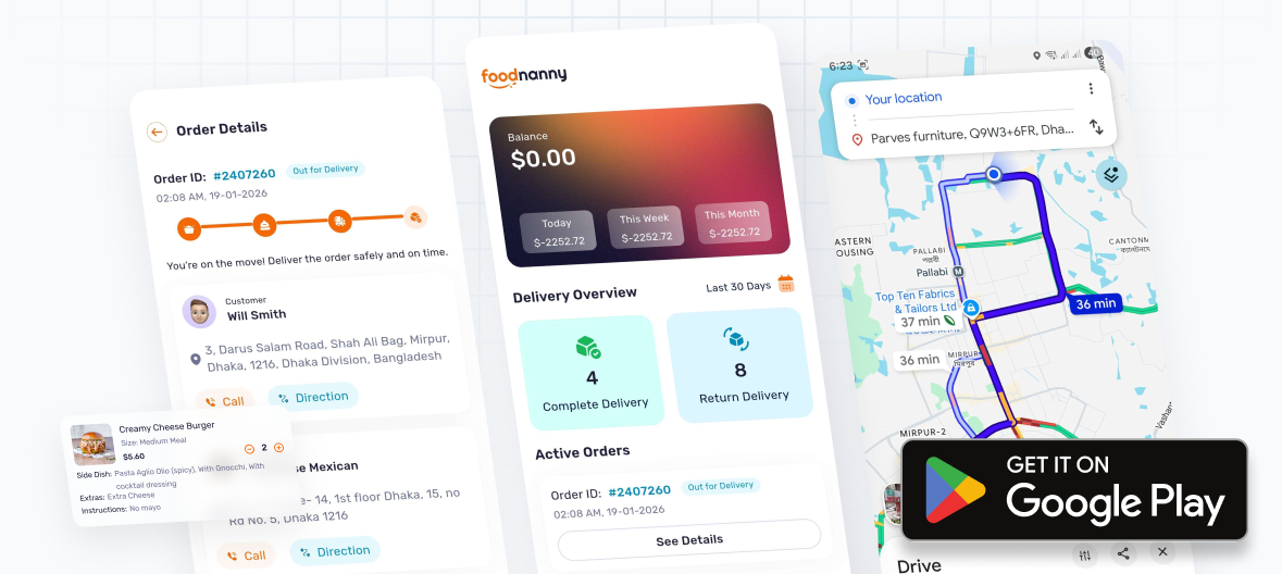 delivery man app